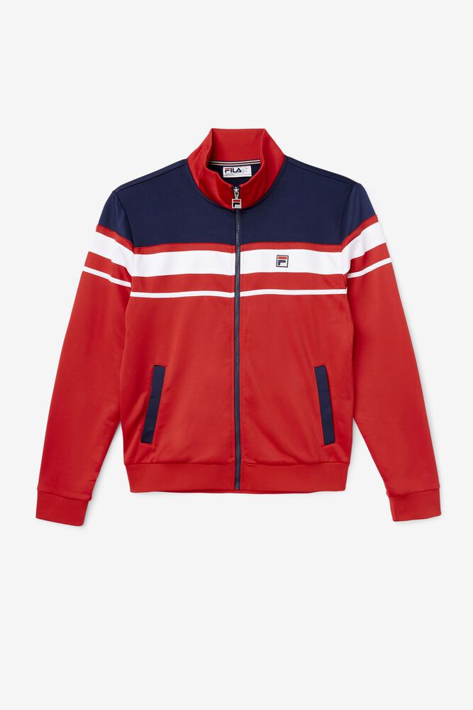 Fila Jakke Herre Rød/Marineblå/Hvite Gordon 317650-MAE